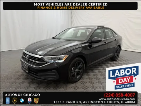 Black 2022 Volkswagen Jetta SE for sale in Arlington Heights, IL