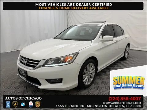 White 2014 Honda Accord Sedan EX-L for sale in Arlington Heights, IL