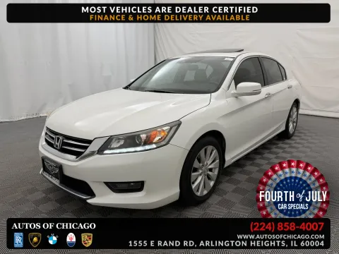 White 2014 Honda Accord Sedan EX-L for sale in Arlington Heights, IL