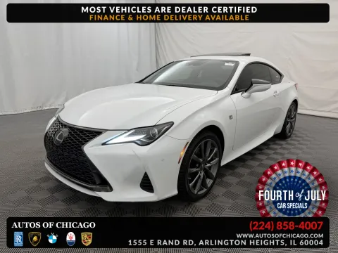 White 2022 Lexus RC 350 F SPORT for sale in Arlington Heights, IL