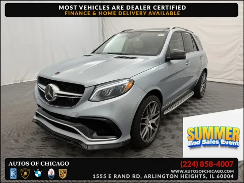 Silver 2018 Mercedes-Benz GLE AMG GLE 63 S for sale in Arlington Heights, IL