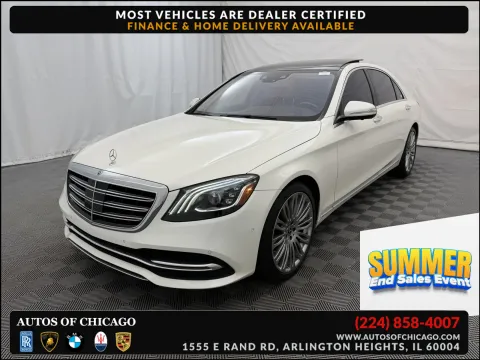 White 2019 Mercedes-Benz S-Class S 560 for sale in Arlington Heights, IL