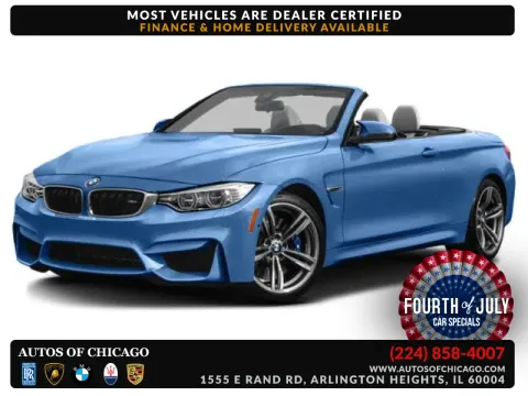 Black 2015 BMW M4 for sale in Arlington Heights, IL