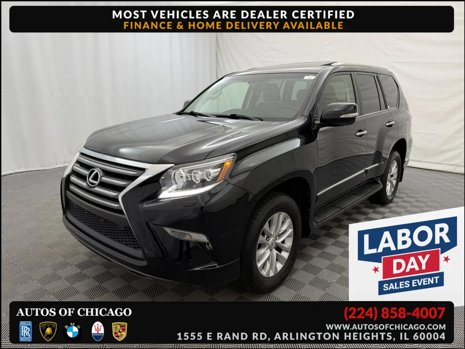Black 2019 Lexus GX for sale in Arlington Heights, IL