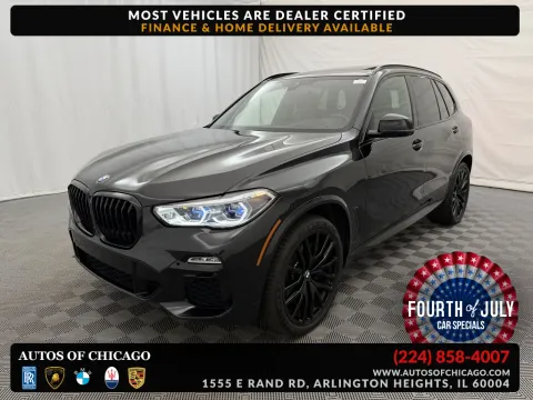 Black 2021 BMW X5 M50i for sale in Arlington Heights, IL
