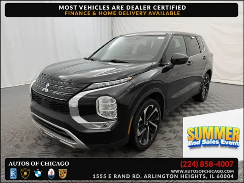 Black 2022 Mitsubishi Outlander SE Launch Edition for sale in Arlington Heights, IL