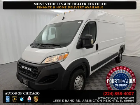 White 2023 Ram ProMaster Cargo Van 2500 159 WB for sale in Arlington Heights, IL