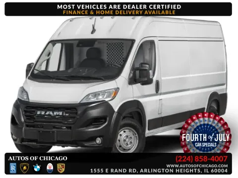 White 2023 Ram ProMaster Cargo Van 2500 159 WB for sale in Arlington Heights, IL
