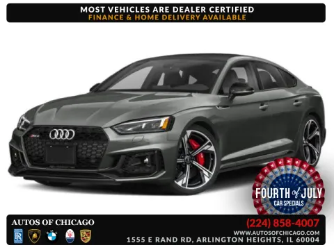 Gray 2019 Audi RS 5 Sportback 2.9T quattro for sale in Arlington Heights, IL