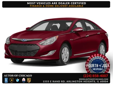 Silver 2014 Hyundai Sonata Hybrid Limited for sale in Arlington Heights, IL