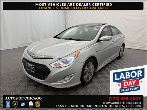Silver 2014 Hyundai Sonata Hybrid Limited for sale in Arlington Heights, IL