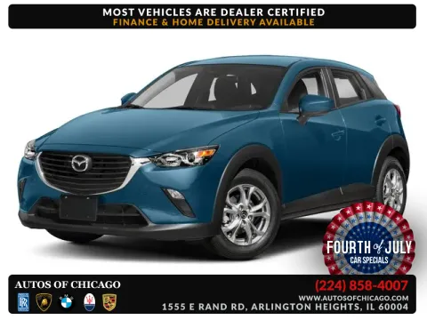 White 2018 Mazda CX-3 Sport for sale in Arlington Heights, IL