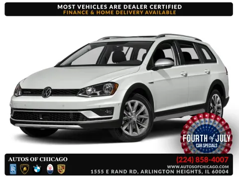 Blue 2017 Volkswagen Golf Alltrack S for sale in Arlington Heights, IL