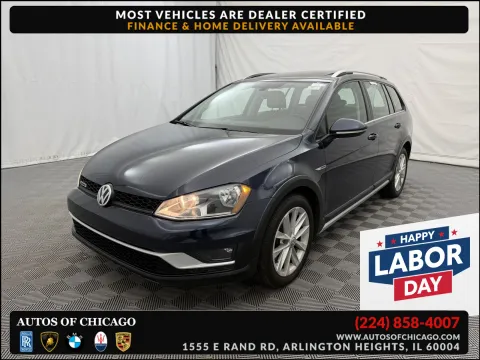 Blue 2017 Volkswagen Golf Alltrack S for sale in Arlington Heights, IL