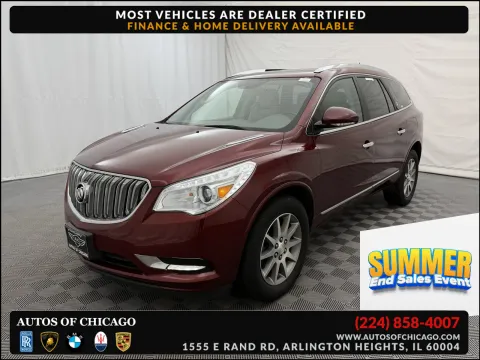 Red 2017 Buick Enclave Leather for sale in Arlington Heights, IL