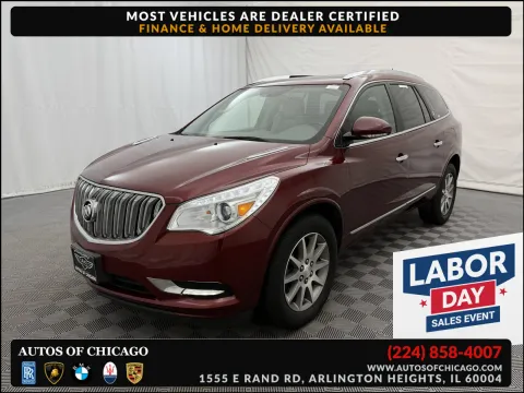 Red 2017 Buick Enclave Leather for sale in Arlington Heights, IL