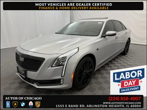 Silver 2017 Cadillac CT6 Platinum AWD for sale in Arlington Heights, IL