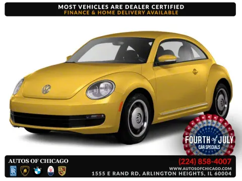 Red 2012 Volkswagen Beetle 2.5L PZEV for sale in Arlington Heights, IL