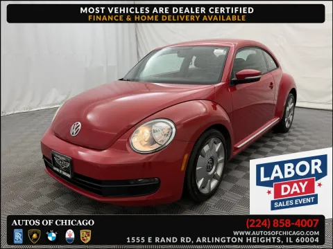 Red 2012 Volkswagen Beetle 2.5L PZEV for sale in Arlington Heights, IL