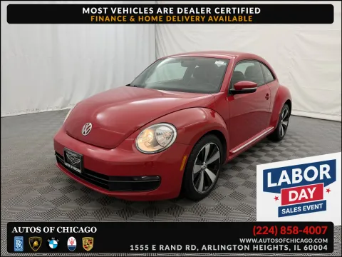 Red 2012 Volkswagen Beetle 2.5L PZEV for sale in Arlington Heights, IL