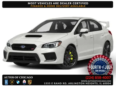 Blue 2018 Subaru WRX STI for sale in Arlington Heights, IL