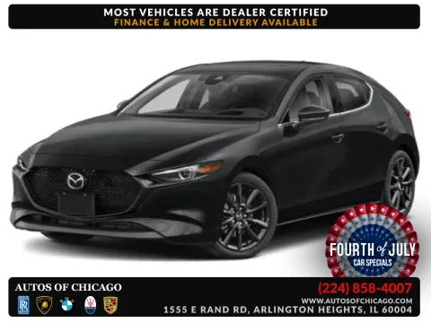 Gray 2022 Mazda Mazda3 Hatchback 2.5 Turbo for sale in Arlington Heights, IL