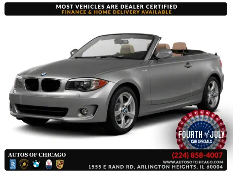 Red 2010 BMW 1 Series 135i for sale in Arlington Heights, IL