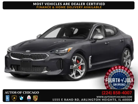 White 2018 Kia Stinger GT2 for sale in Arlington Heights, IL