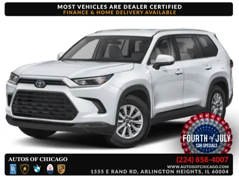 White 2024 Toyota Grand Highlander XLE for sale in Arlington Heights, IL