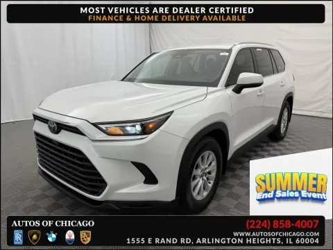 White 2024 Toyota Grand Highlander XLE for sale in Arlington Heights, IL