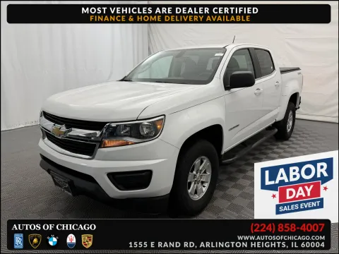 White 2020 Chevrolet Colorado 4WD Work Truck for sale in Arlington Heights, IL
