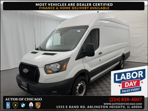White 2022 Ford Transit Cargo Van 350 for sale in Arlington Heights, IL