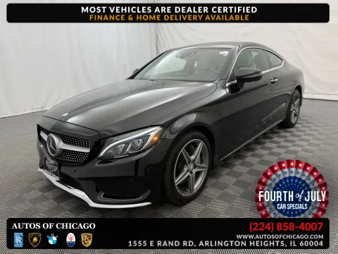 Black 2017 Mercedes-Benz C-Class C 300 for sale in Arlington Heights, IL