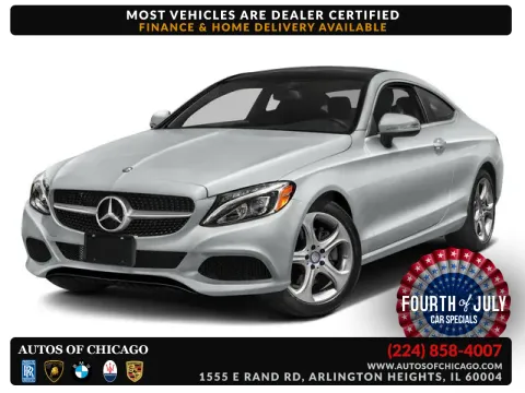 Black 2017 Mercedes-Benz C-Class C 300 for sale in Arlington Heights, IL