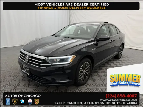 Black 2019 Volkswagen Jetta SEL for sale in Arlington Heights, IL