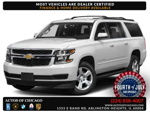 White 2018 Chevrolet Suburban LT for sale in Arlington Heights, IL