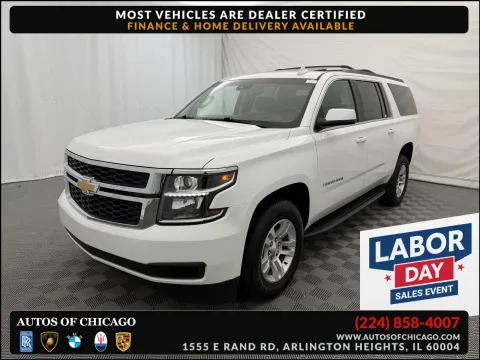 White 2018 Chevrolet Suburban LT for sale in Arlington Heights, IL