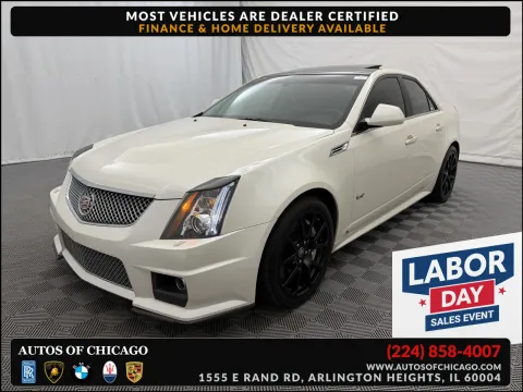White 2009 Cadillac CTS-V for sale in Arlington Heights, IL