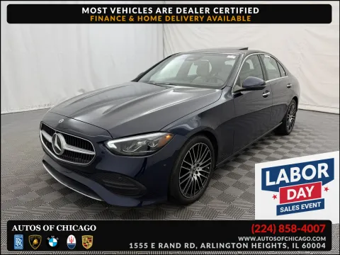 Gray 2022 Mercedes-Benz C-Class C 300 for sale in Arlington Heights, IL