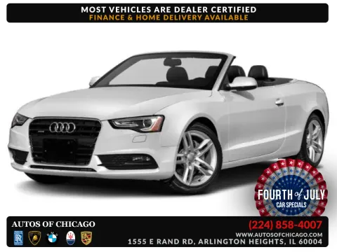 Silver 2015 Audi A5 Premium Plus for sale in Arlington Heights, IL