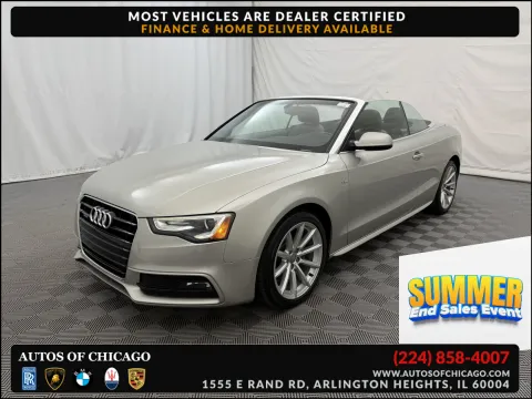 Silver 2015 Audi A5 Premium Plus for sale in Arlington Heights, IL