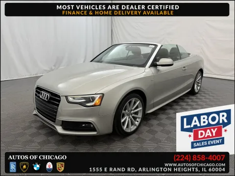 Silver 2015 Audi A5 Premium Plus for sale in Arlington Heights, IL
