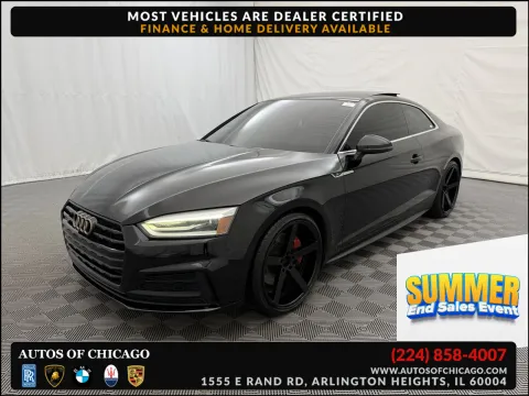 Black 2018 Audi A5 Coupe Premium for sale in Arlington Heights, IL