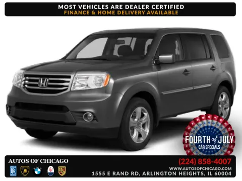 Black 2015 Honda Pilot EX-L for sale in Arlington Heights, IL