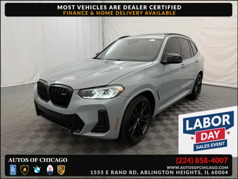 Gray 2022 BMW X3 M40i for sale in Arlington Heights, IL