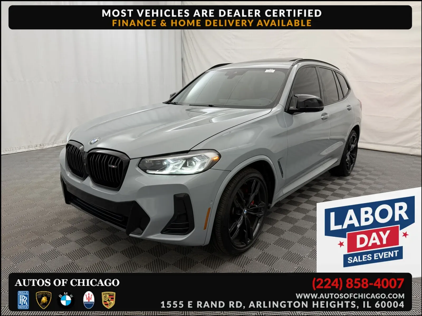 Gray 2022 BMW X3 M40i for sale in Arlington Heights, IL
