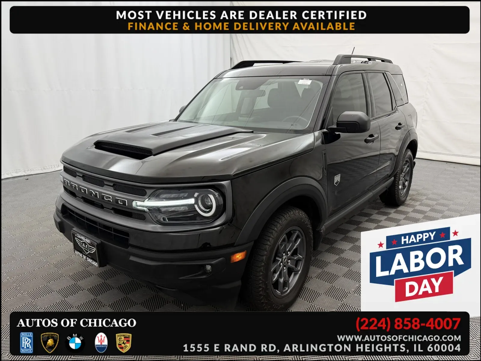 Black 2022 Ford Bronco Sport Big Bend for sale in Arlington Heights, IL