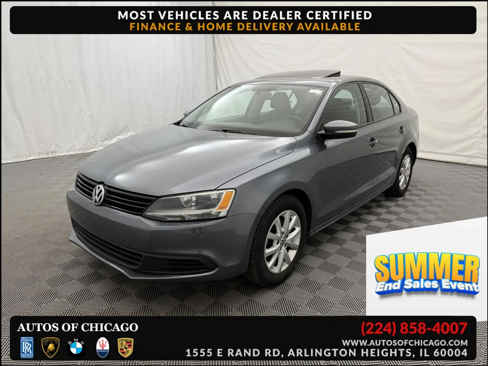 Gray 2011 Volkswagen Jetta Sedan SE PZEV for sale in Arlington Heights, IL
