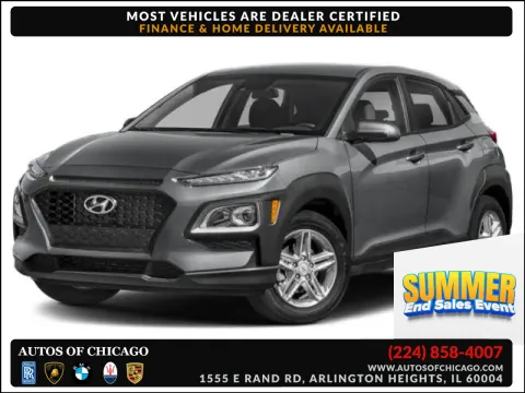 Silver 2020 Hyundai Kona SE for sale in Arlington Heights, IL