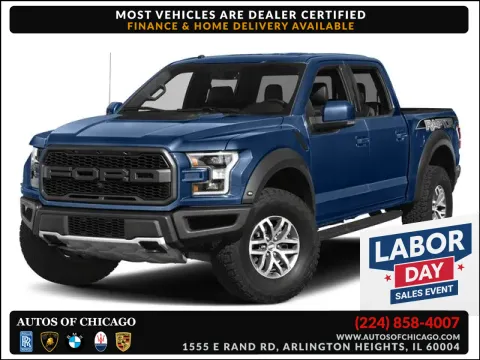 White 2017 Ford F-150 Raptor for sale in Arlington Heights, IL